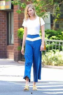 白色阔腿裤明星同款,演绎时尚新风尚